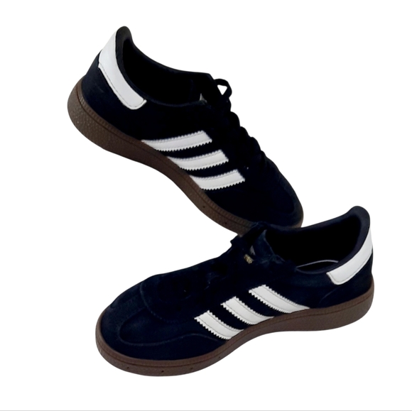 Adidas Handball Spezial  Black/White Kids Sneakers Size 12K - Picture 2 of 5
